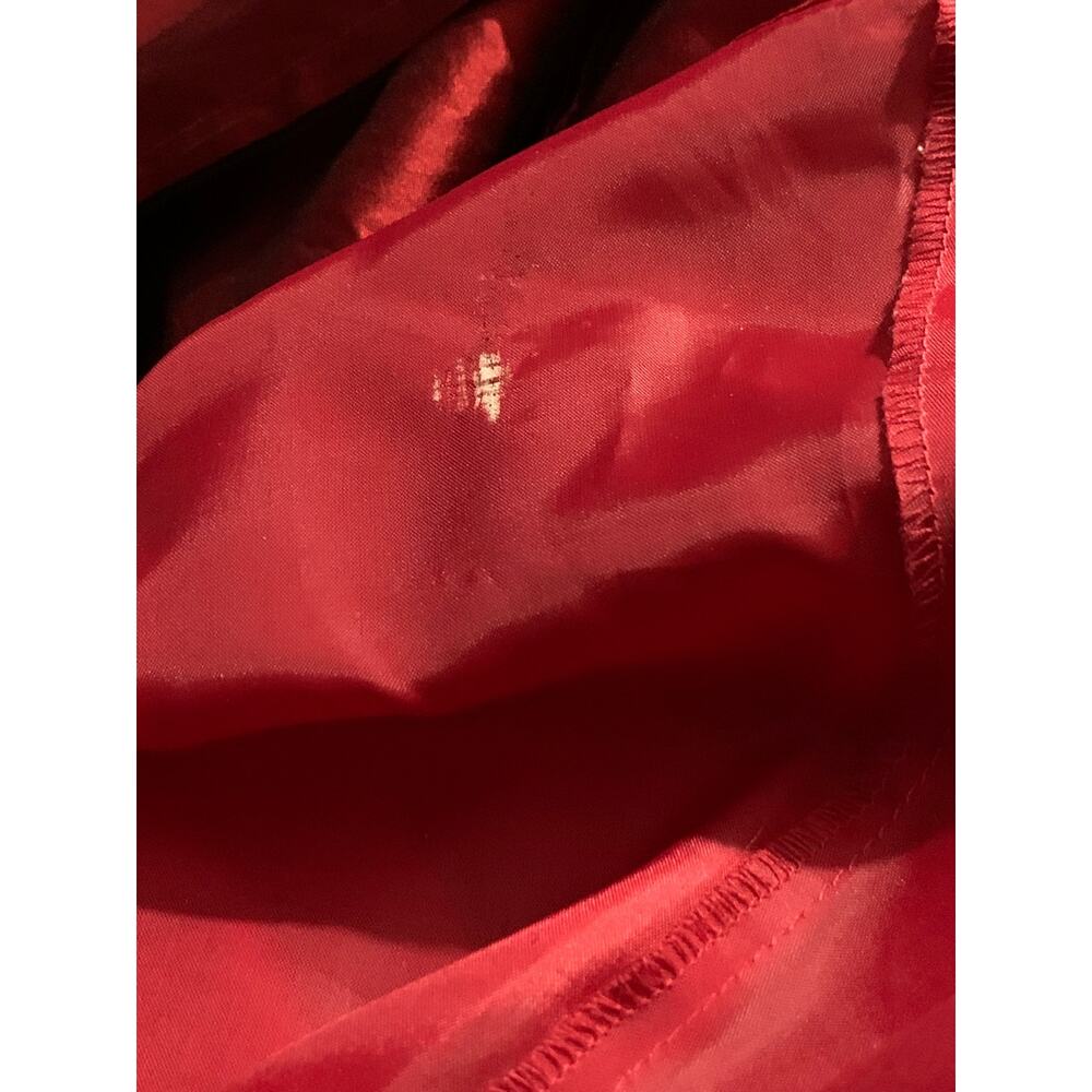 Alex Evening Black And Red Beaded Waist Gown sz 6 - Picture 10 of 10